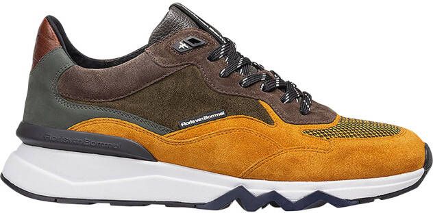 Floris van bommel 10136 De Zager 02.38 Yellow G+ Wijdte Lage sneakers