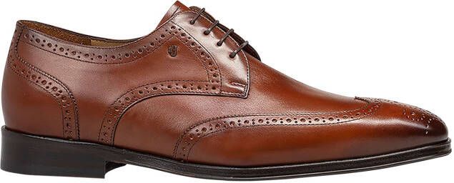 Van bommel 30157 Matra 06.00 Dark Cognac I-Wijdte Veterschoenen