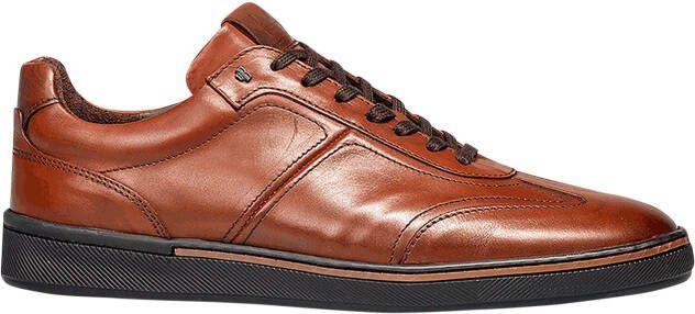 Van bommel 10018 Bora 01.06 Dark Cognac H-Wijdte Veterschoenen