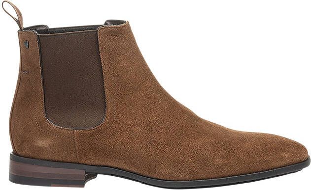 Van bommel Sella 60003 23-01 Cognac G+ Wijdte Chelsea boots