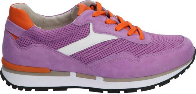 Gabor 26.366.49 Purple White Orange G-Wijdte Lage sneakers