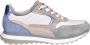 Gabor Sneakers Dames Lage sneakers Damesschoenen Suède 46.375 Beige combi - Thumbnail 4