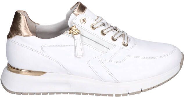 Gabor 46.448.51 White Gold H-Wijdte Veterschoenen