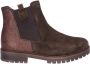 Gabor Suède Chelsea Boot met Metallic Detail Brown Dames - Thumbnail 7