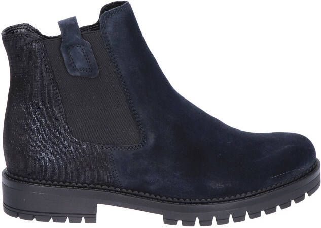 Gabor 52.720.46 Dark Blue H-Wijdte Chelsea boots