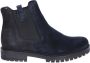 Gabor Suède Chelsea Boot met Metallic Detail Blue Dames - Thumbnail 4