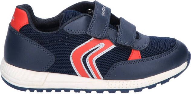 Geox Alben Navy Red Klittenbandschoenen