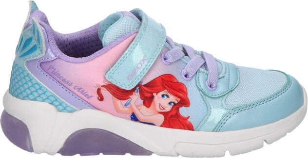 Geox Fadinlight Junior Disney Ariel Princess Sea Green Lilac Klittenbandschoenen