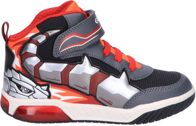 Geox Inek Transformer Dark Grey Orange Boots