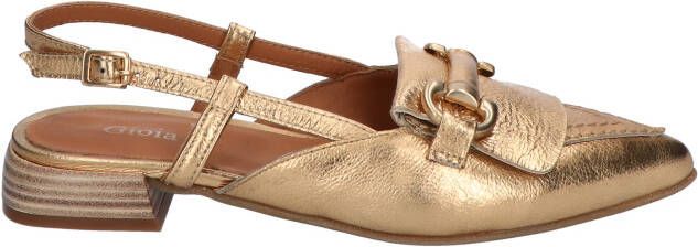 Gioia T98103-2 Gold Pumps