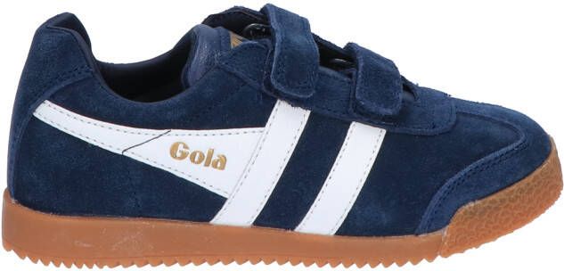 Gola Harrier Strap Navy White Sneakers