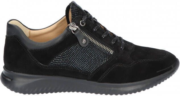 Hartjes Sneakers Dames Lage sneakers Damesschoenen Suède 162.1131 Zwart - Foto 2