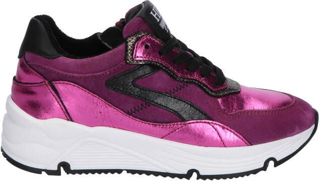 Hip H1210 Fuchsia Nubuck Leather Sneakers