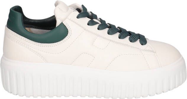 Hogan H-Stripes White Green Lage sneakers