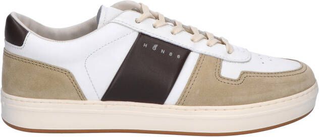 Hogan H-TV White Beige Sneakers