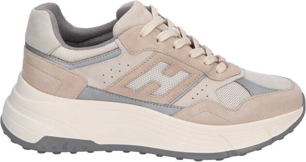 Hogan Hi-Fi Beige Sneakers