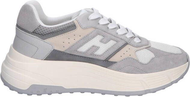 Hogan Hi Fi Grey White Sneakers