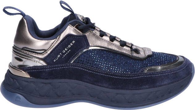 Kurt Geiger Kensington Sneaker Dark Blue Strass Sneakers