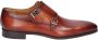 Magnanni 18724 Cognac Leather G-Wijdte Gespschoenen - Thumbnail 2