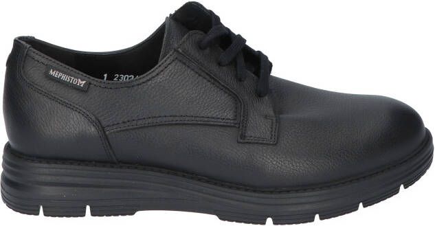 Mephisto Cedrik Black G-Wijdte Veterschoenen