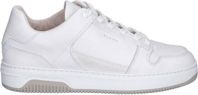 Nubikk Basket Court Men White Combi Leather Lage sneakers