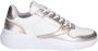 Nubikk Roque Road Wave Women White Gold Lage sneakers - Thumbnail 3