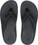 Olukai 10110 4042 Blavk Dark Shadow Slippers - Thumbnail 1