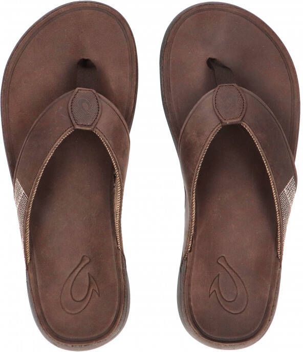 Olukai 10465 Tuahine 10465 6363 Dark Wood Slippers