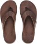 Olukai 10465 Tuahine 10465 6363 Dark Wood Slippers - Thumbnail 1