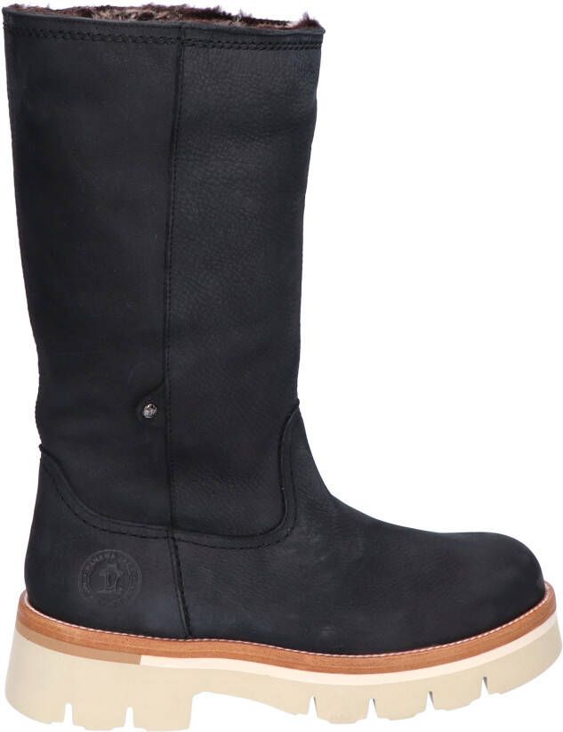 Panama Jack Lidia Nubuck Black Lange laarzen