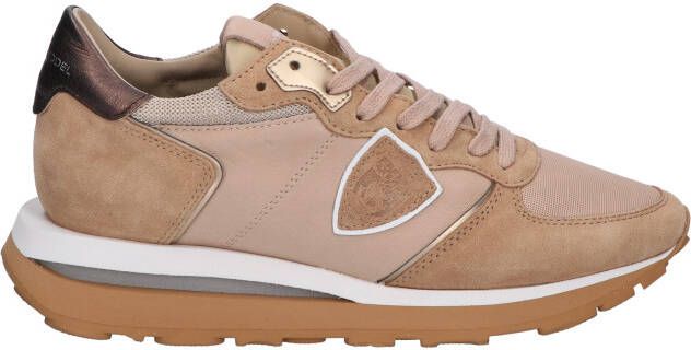 Philippe Model Tropez Haute Sneaker Women West Mixage Beige Sneakers