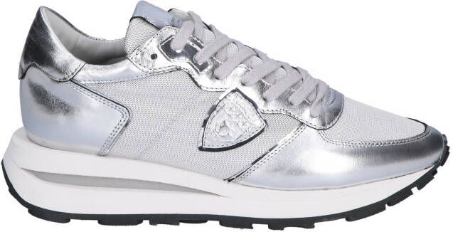 Philippe Model Tropez HLD Women Metal Argent Sneakers