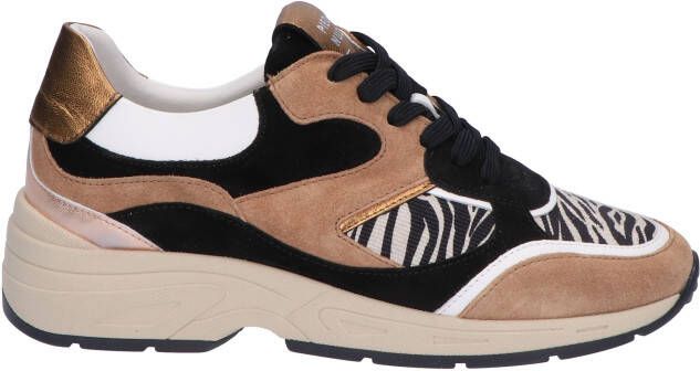 Piedi nudi Talla 03.11 Beige Zebra H-Wijdte Sneakers