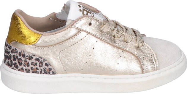 Pinocchio leren sneakers goud Meisjes Leer 21 | Sneaker van - Foto 3