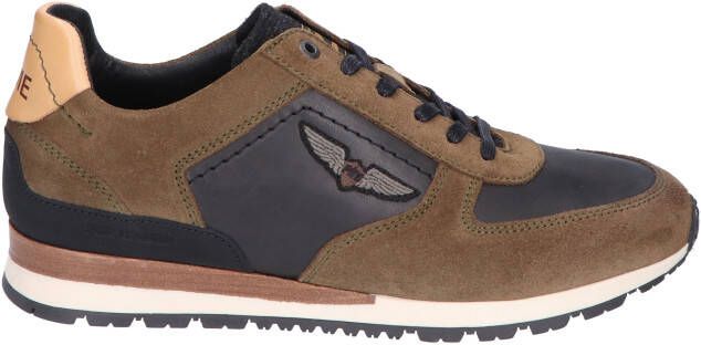 Pme legend Lockplate 8208 Khaki Lage sneakers