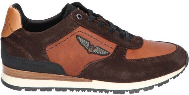 Pme legend Lockplate 898 Cognac Lage sneakers