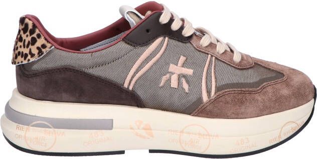 Premiata Cassie Women 7003 Brown Sneakers