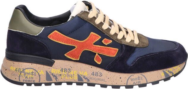 Premiata Mick Men 6419 Blue Red Sneakers