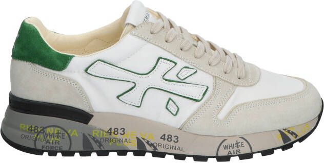 Premiata Mick Men White Green Lage sneakers