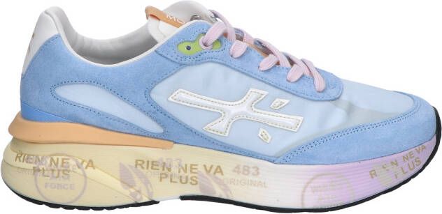 PREMIATA Lage Sneakers Dames Moerun-d Maat: 37 Materiaal: Textiel Kleur: Lichtblauw