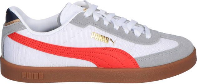 Puma Club II Era White Red Grey Sneakers