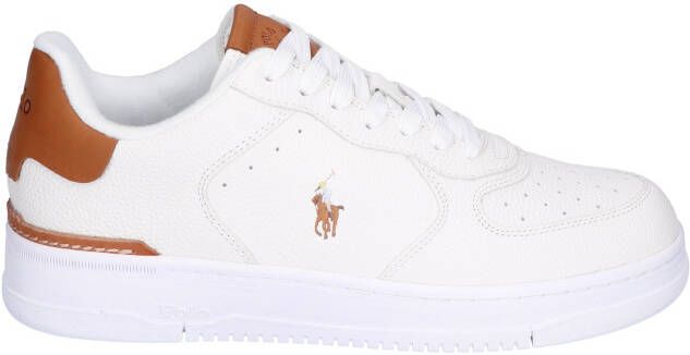 Ralph lauren Master Court PP White Tan Lage sneakers