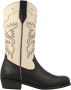 Red-rag 11242 Black Combi Fantasy Western boots - Thumbnail 2