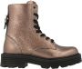 Red-rag 12474 371 Bronze Metallic Biker boots - Thumbnail 3