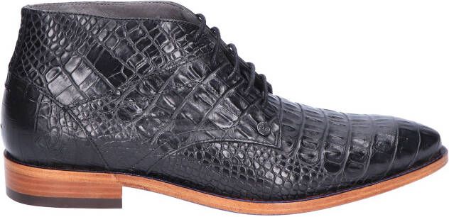 Rehab Barry Croco Black Boots