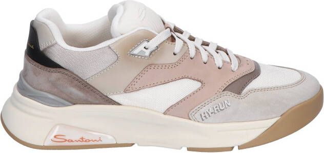 Santoni E10 Beige Lage sneakers