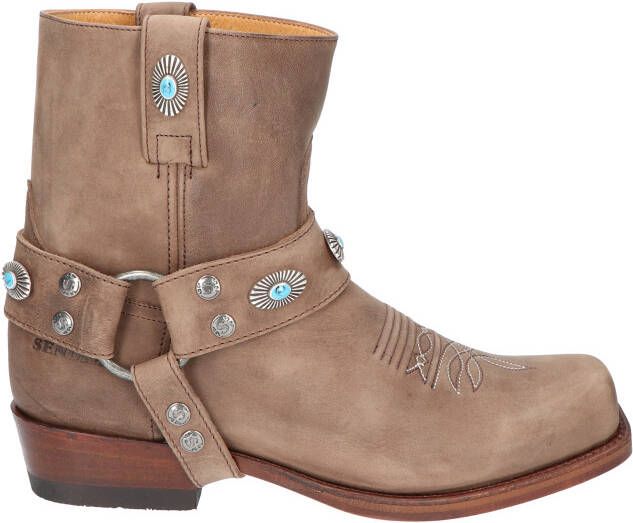 Andere plaatsen Leeds residentie Sendra 11070 Flota Dark Taupe Western boots - Schoenen.nl