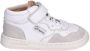 Shoesme Bn24s008 Hoge sneakers Leren Sneaker Wit - Thumbnail 4