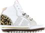 Shoesme BP21S002-B leren babyschoenen met panterprint wit - Thumbnail 6