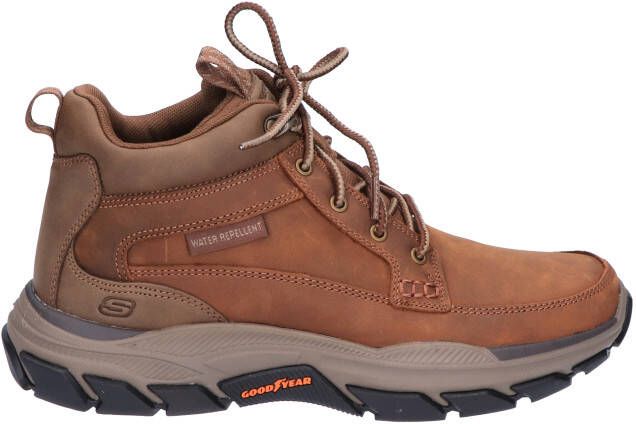 Skechers Relaxed Fit Respected Brown Veterschoenen